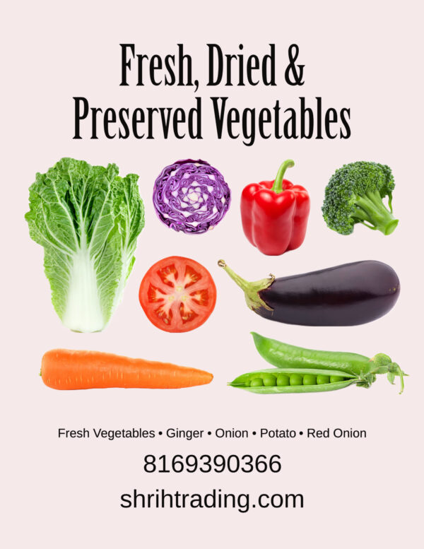 Discover The Vibrant World Of Shrih Fresh, Dried & Preserved Vegetables! 🌽🥕 As Wholesalers, Importers, And Exporters, We Take Pride In Delivering Top-Quality Products Straight To You. Join Us In Celebrating The Art Of Food Excellence! #Shrihfoods #Qualityvegetables #Foodexcellence